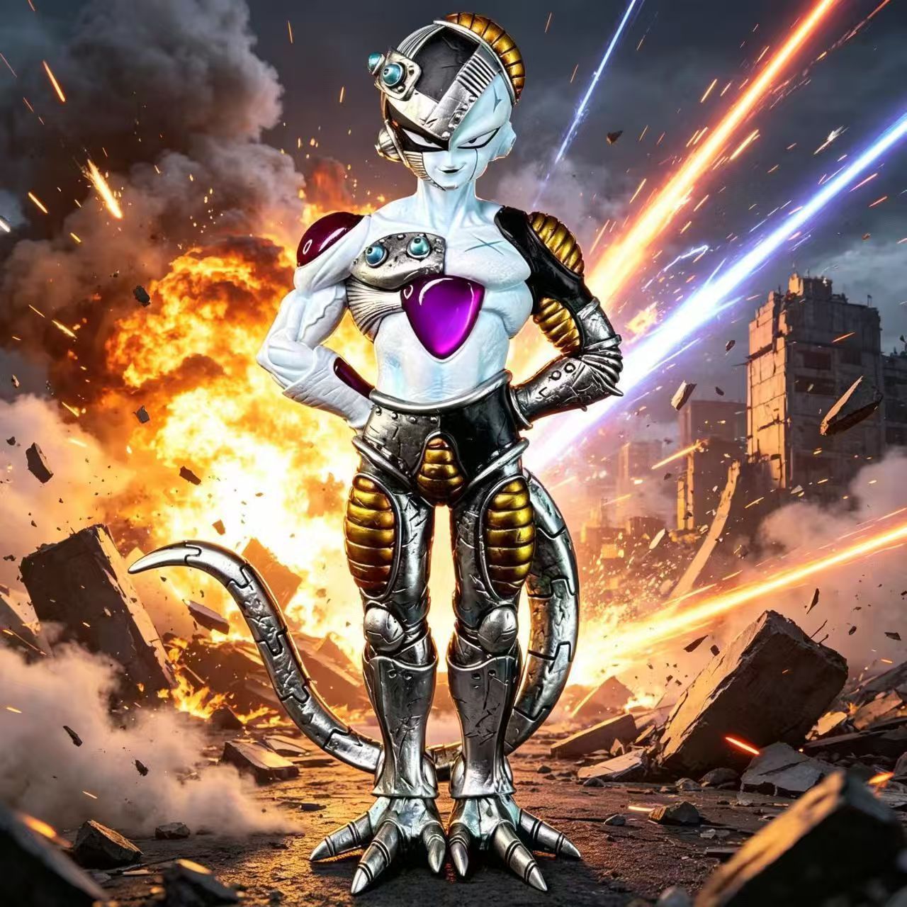 Model Kit Frieza - تمثال شخصية فريزا من أنمي دراغون