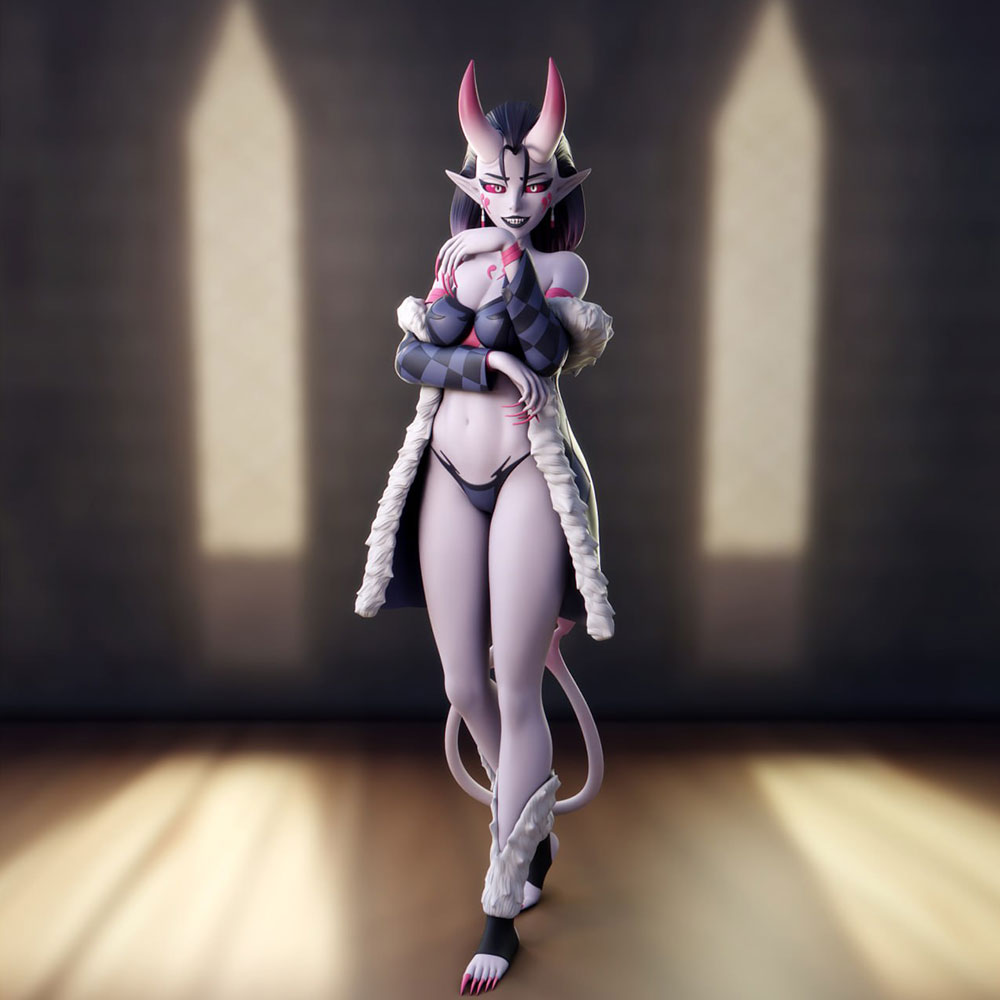 Model Kit Hg - مجموعة نماذج فتاة مثيرة من الراتنج