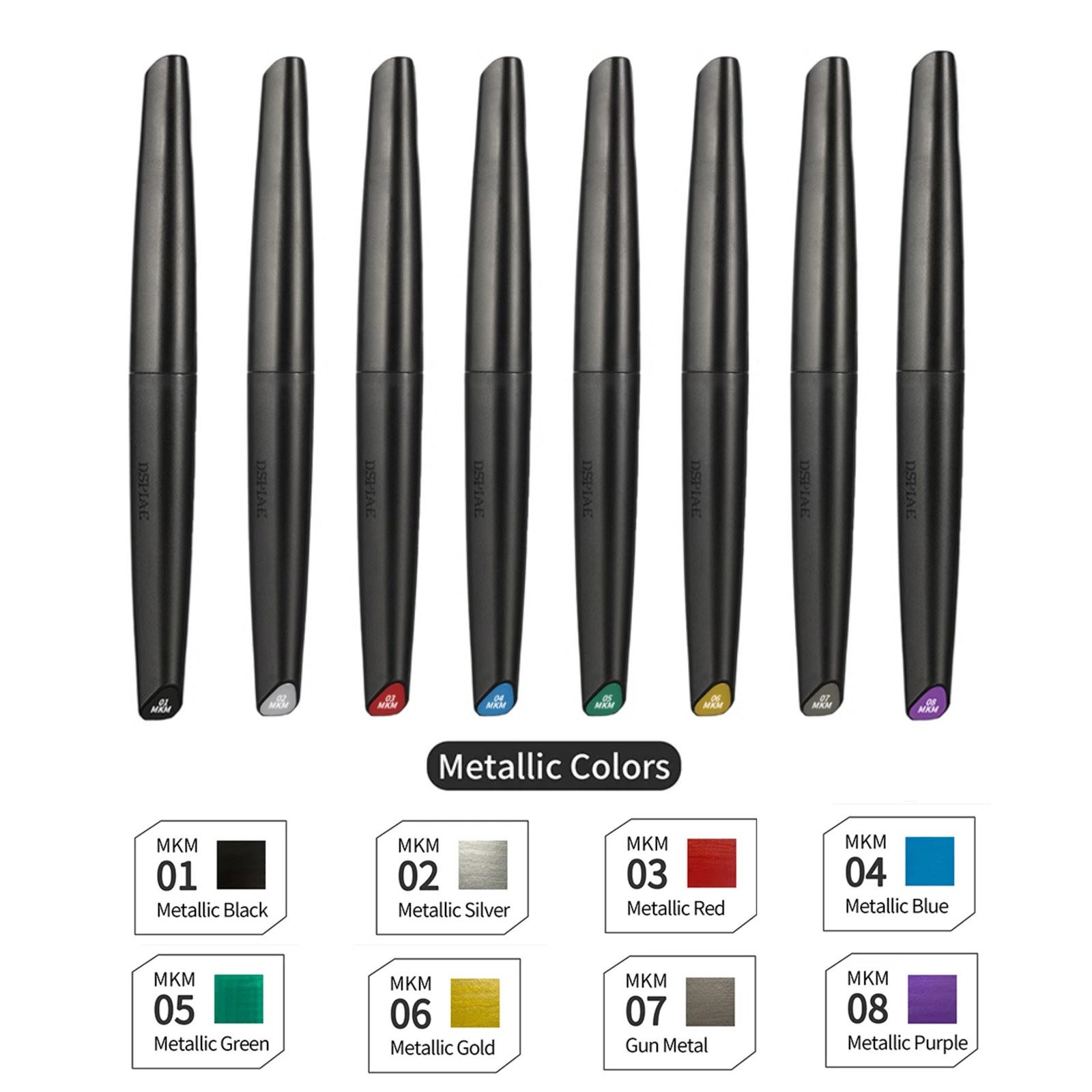 Model Kit Paint Set - DSPIAE طرف ناعم مجموعة أقلام تحديد