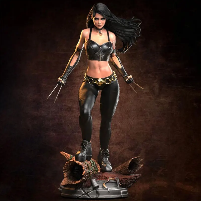 Model Kit Wolverine - 1/24 1/18 الراتنج أطقم منمذجة أنثى