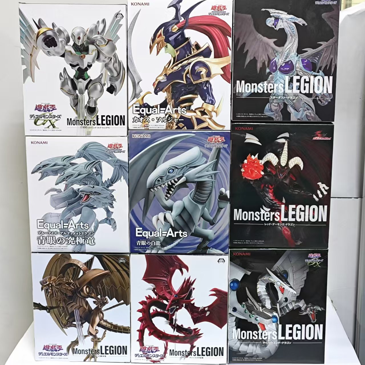 Model Kit Yugioh Bandai - كونامي يو-جي-أوه الأصلية! تماثيل أنمي لشخصيات
