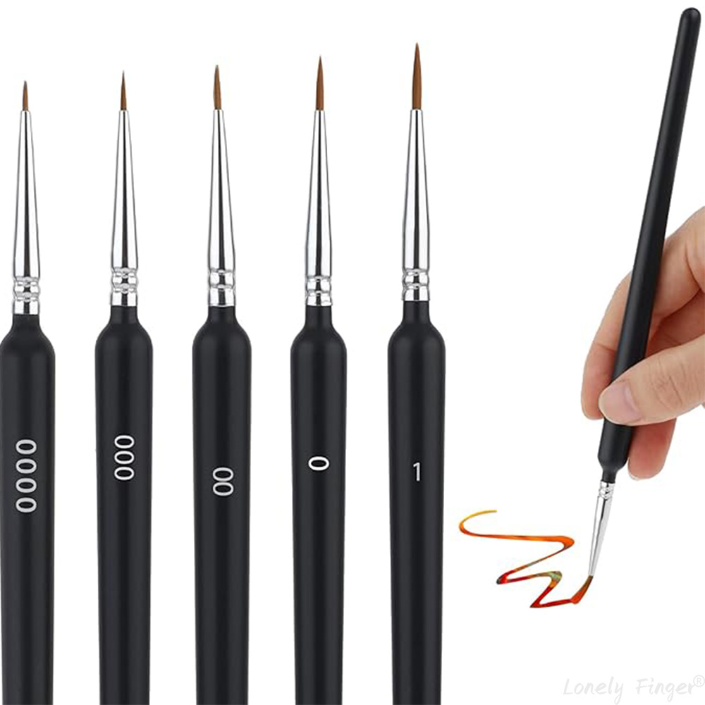 Model Kit Paint Set - مجموعة فرش الطلاء 5/11 قطعة، فرش