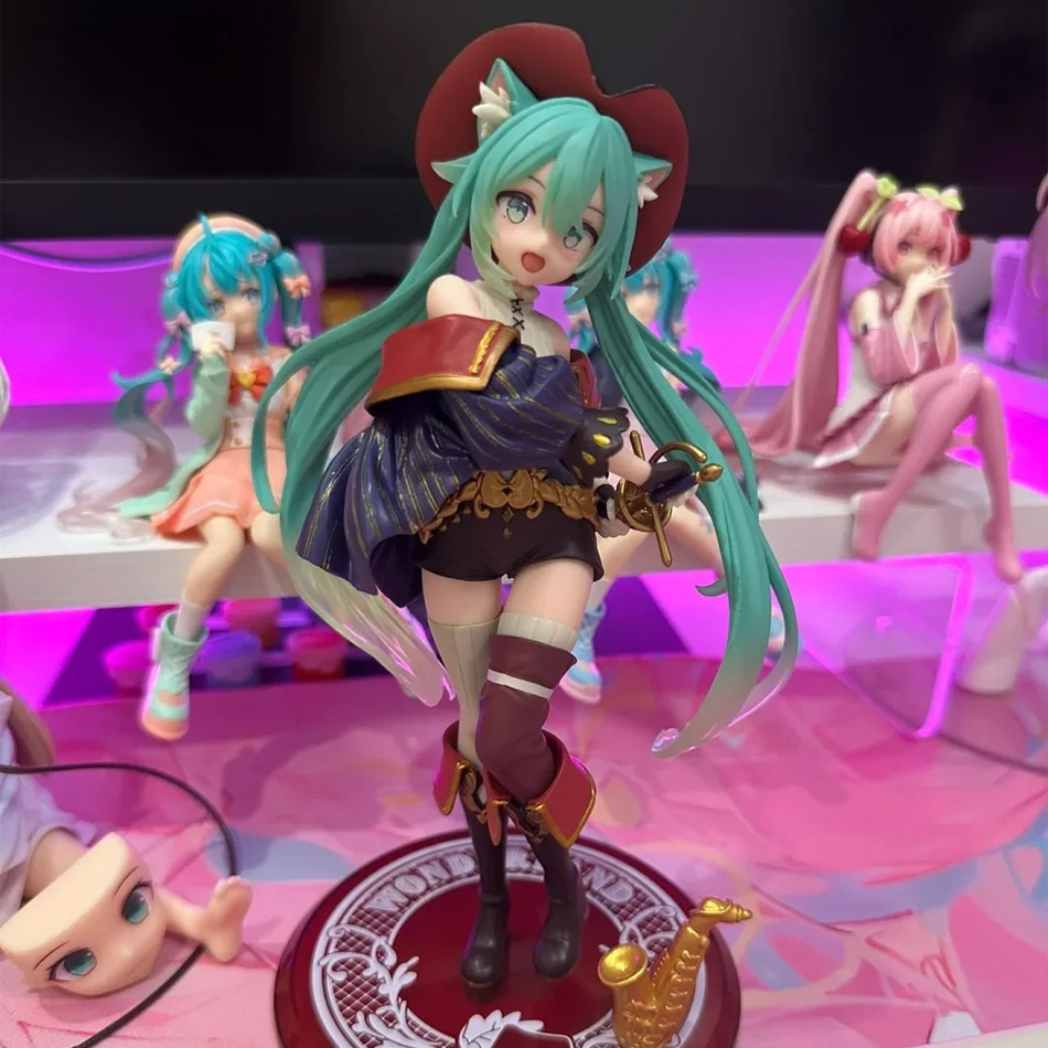 Model Kit Anime Girl - هاتسون ميكو سطح المكتب لطيف عمل