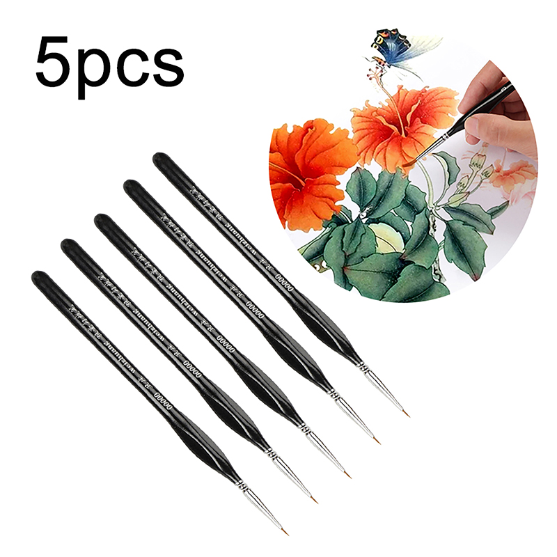 مجموعة فرش رسم دقيقة للغاية 5  - مراجعة Model Kit Paint Set وسعره
