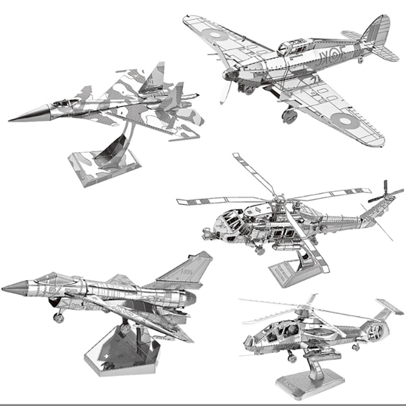 طائرة ثلاثية الأبعاد لغز معدني - مراجعة Model Kit Walmart وسعره