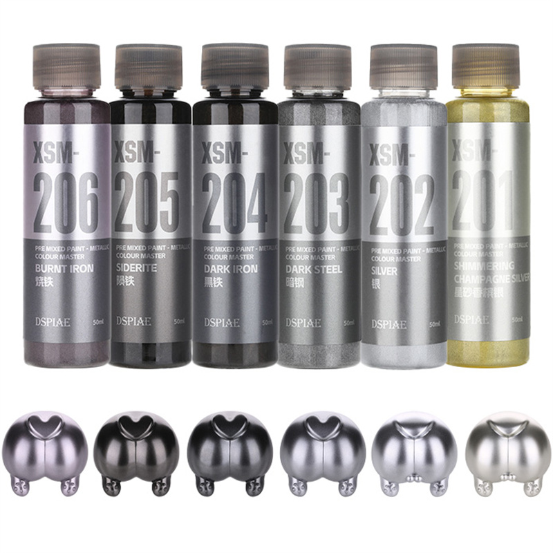 طلاء معدني مائي من دي إس بي آي - مراجعة Model Kit Paint Set وسعره
