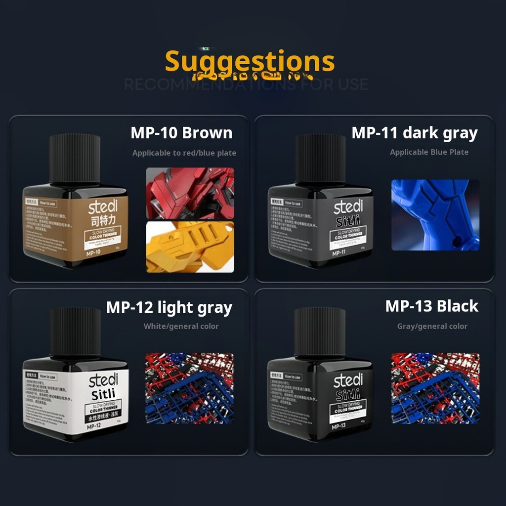 دهانات أكريليك ستيدي MP Series - مراجعة Model Kit Paint Set وسعره